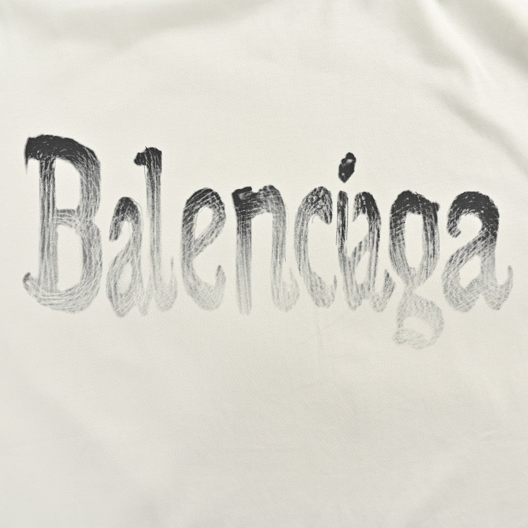 Balenciaga Gradient Logo T-Shirt - Phantom Kicks