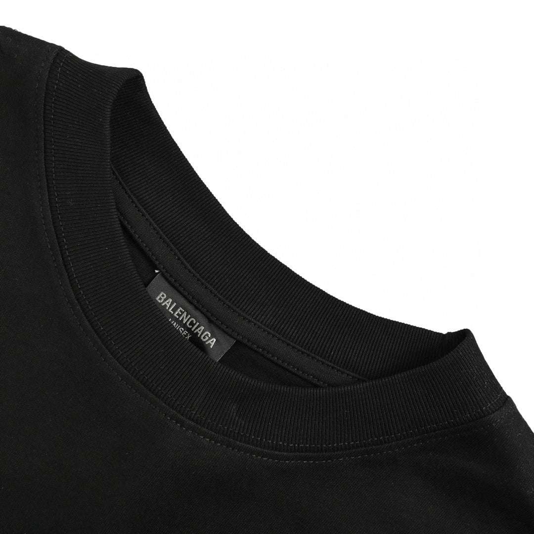 Balenciaga Gradient Logo T-Shirt (Black) - Phantom Kicks
