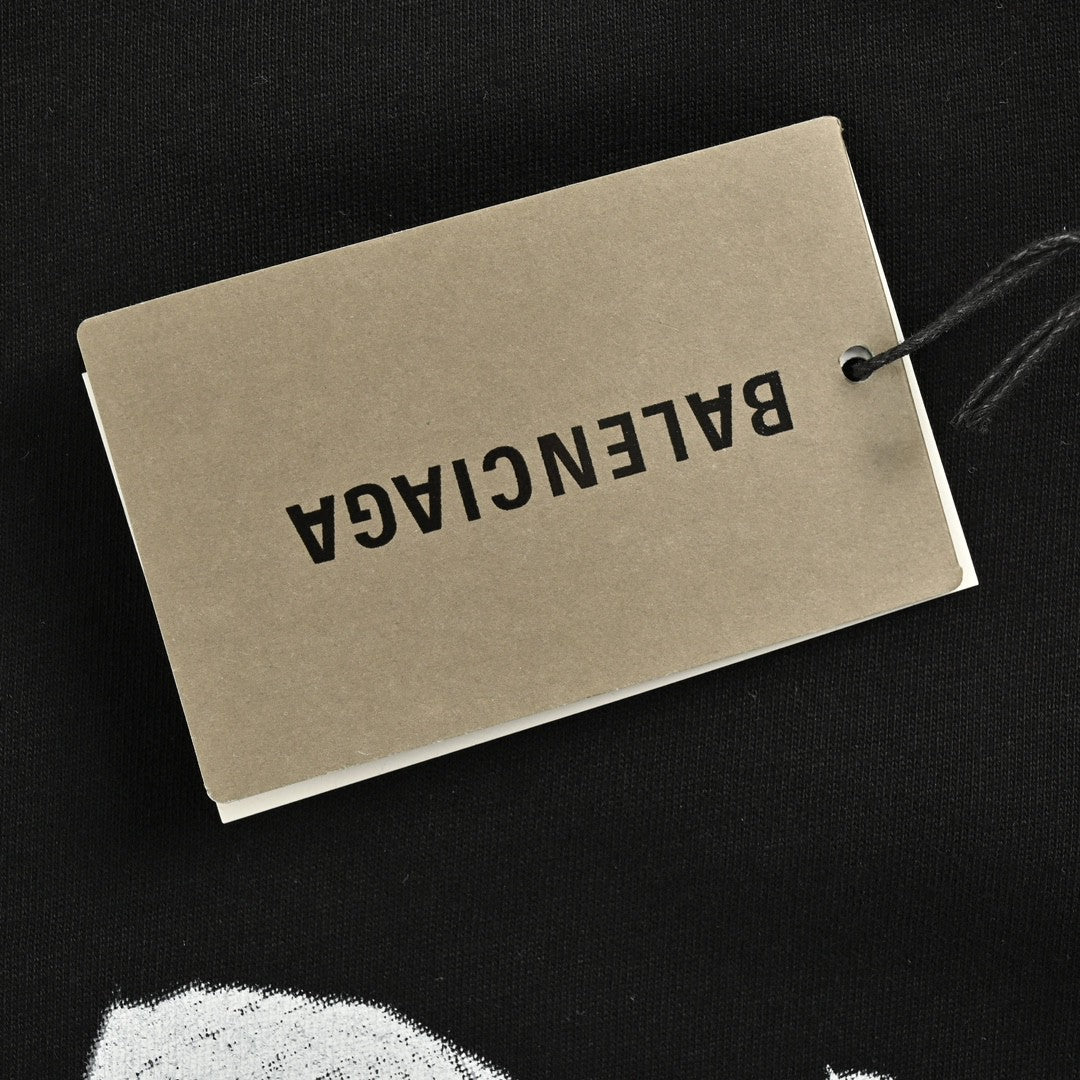 Balenciaga Gradient Logo T-Shirt (Black) - Phantom Kicks