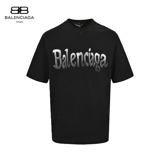 Balenciaga Gradient Logo T-Shirt (Black) - Phantom Kicks