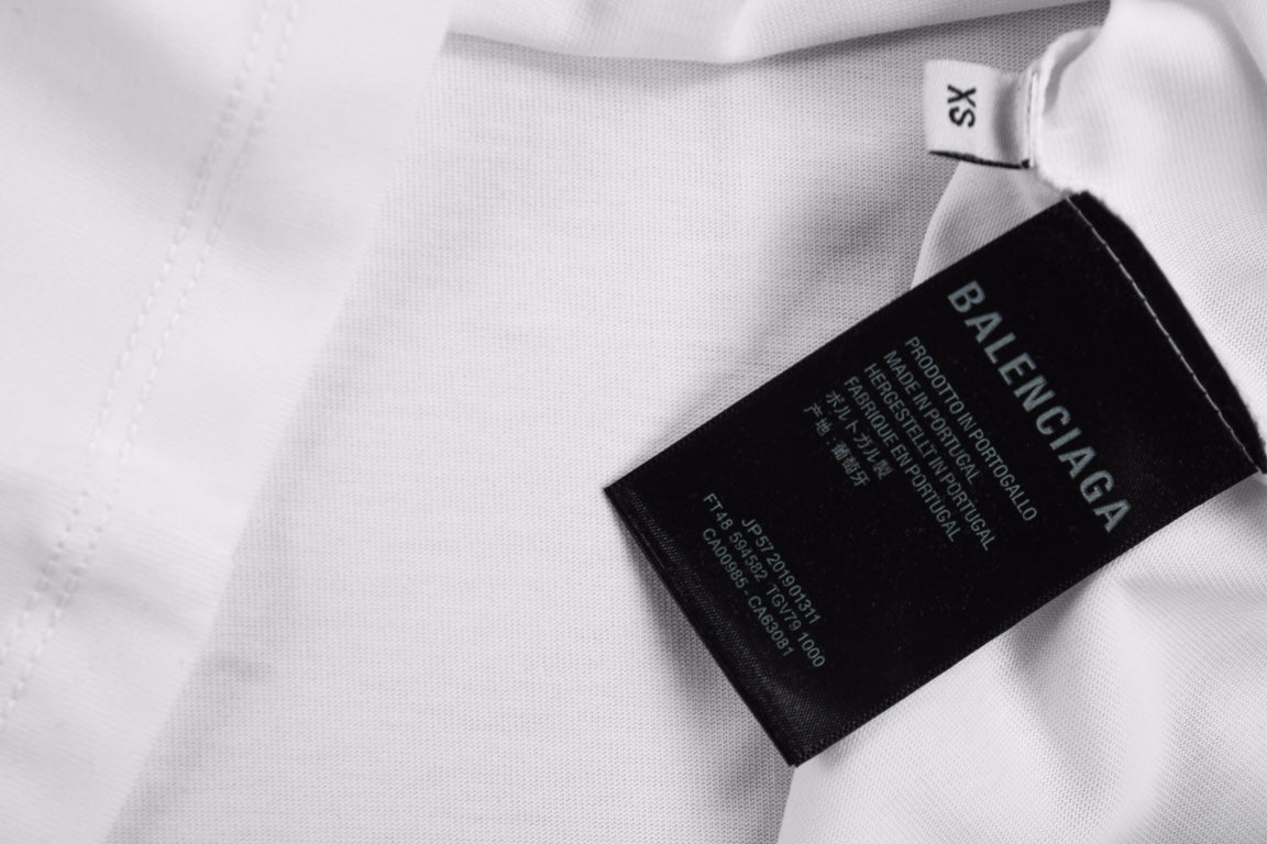 BALENCIAGA GRADIENT LOGO T-SHIRT WHITE - Phantom Kicks