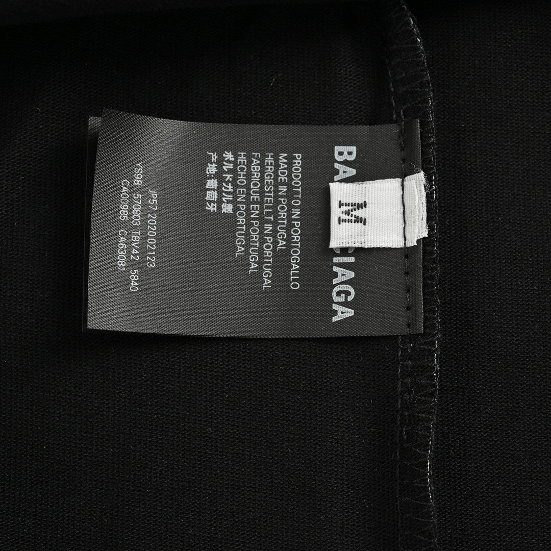 Balenciaga Gradient Stripe Black T-Shirt - Phantom Kicks