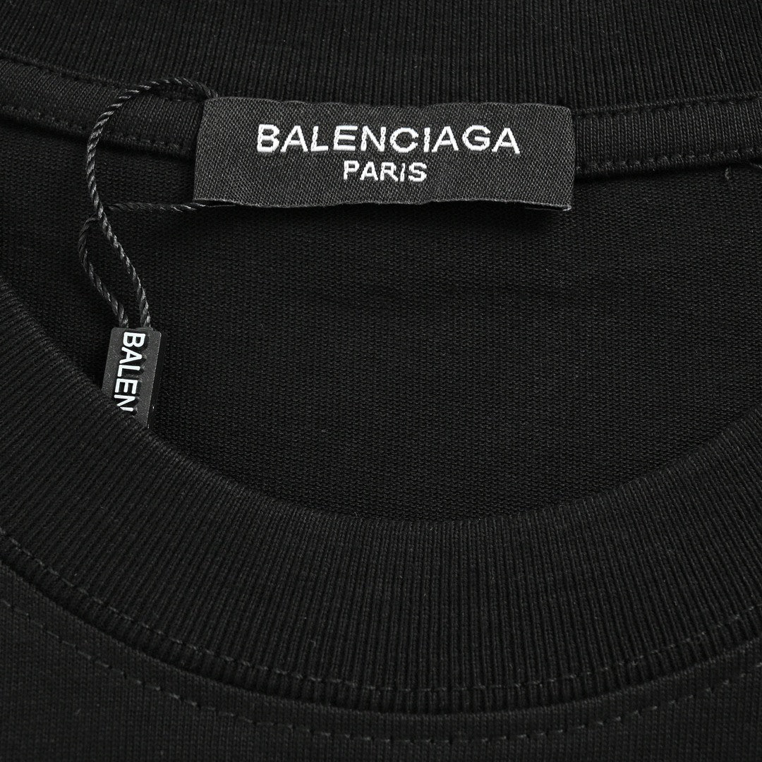 Balenciaga Gradient Stripe Black T-Shirt - Phantom Kicks