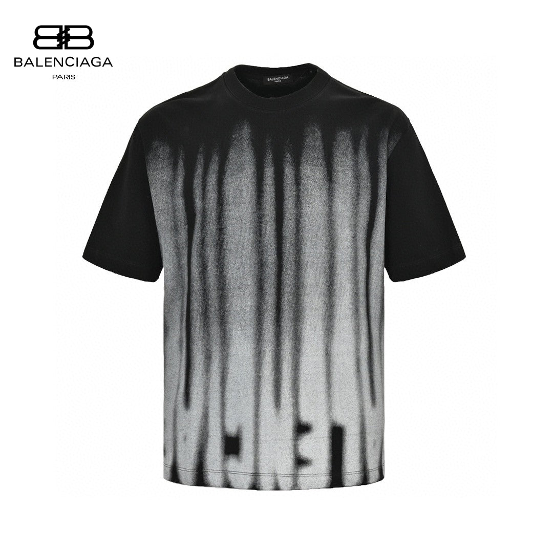 Balenciaga Gradient Stripe Black T-Shirt - Phantom Kicks