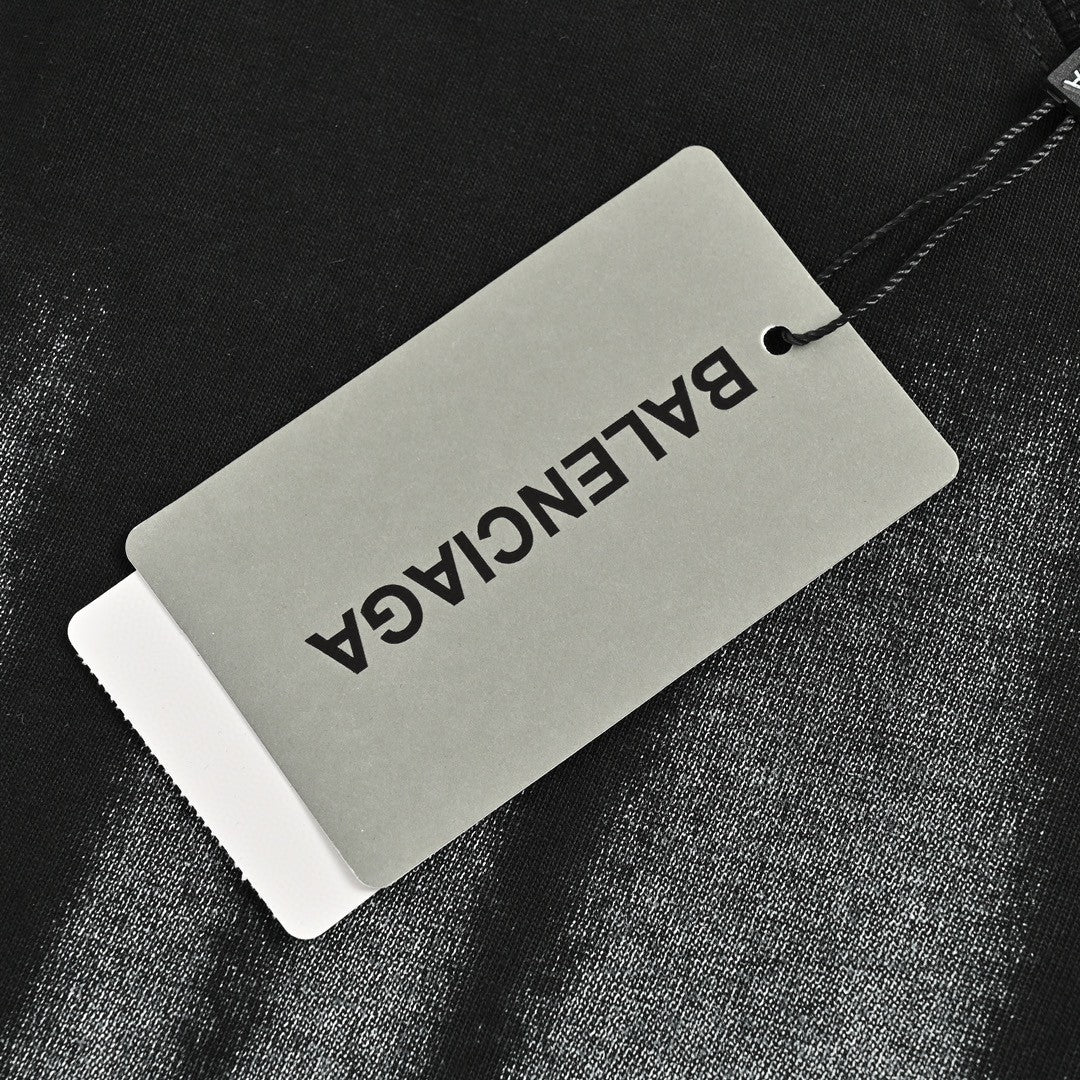 Balenciaga Gradient Stripe Black T-Shirt - Phantom Kicks