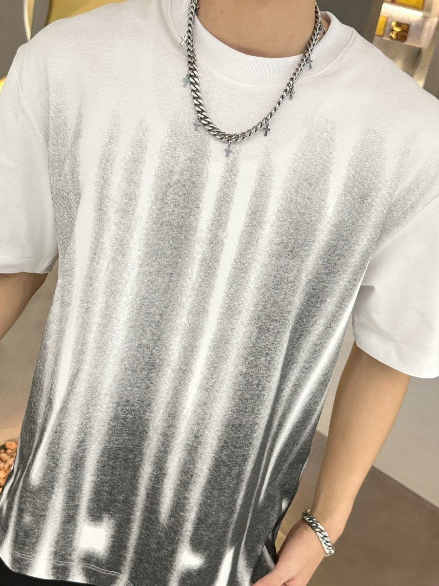 Balenciaga Gradient Stripe T-Shirt - Phantom Kicks