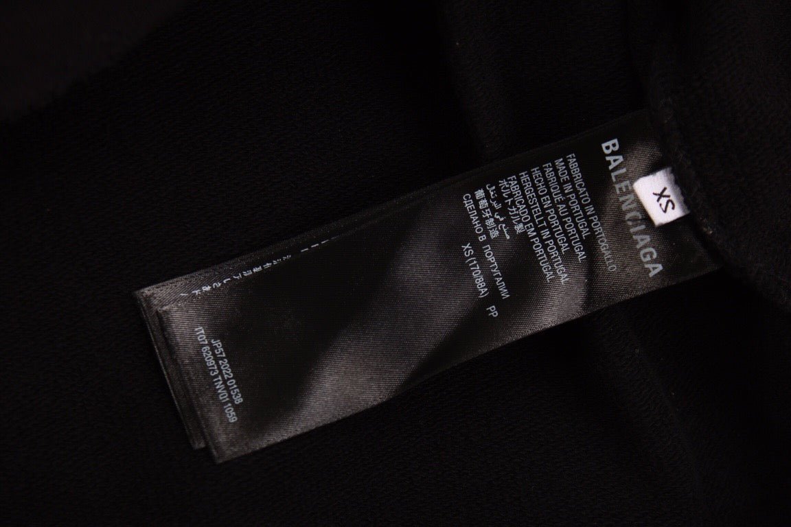 BALENCIAGA GRAFFITI LOGO HOODIE BLACK - Phantom Kicks