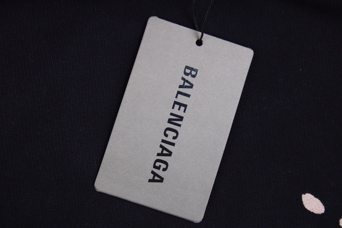 BALENCIAGA GRAFFITI LOGO HOODIE BLACK - Phantom Kicks