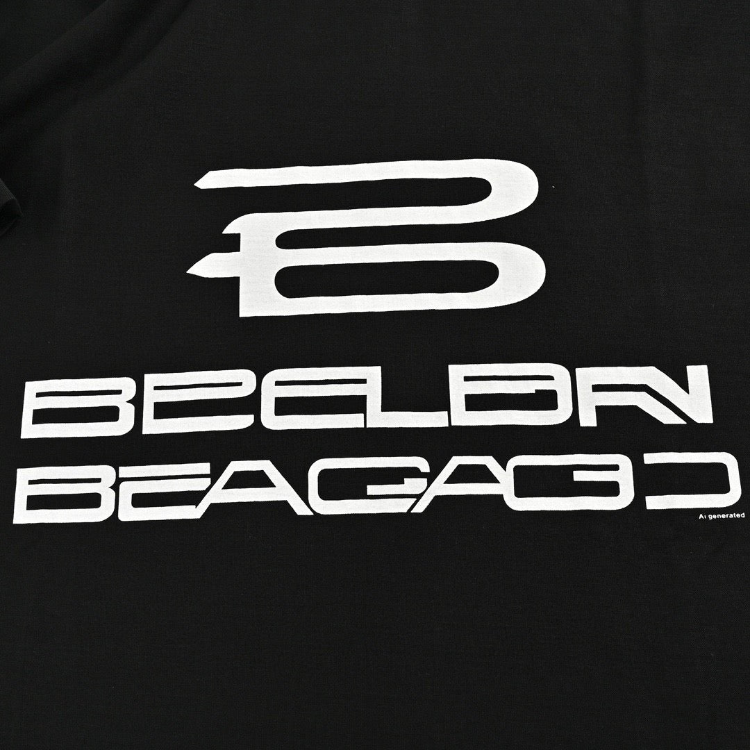 Balenciaga Graphic Black T-Shirt - Phantom Kicks