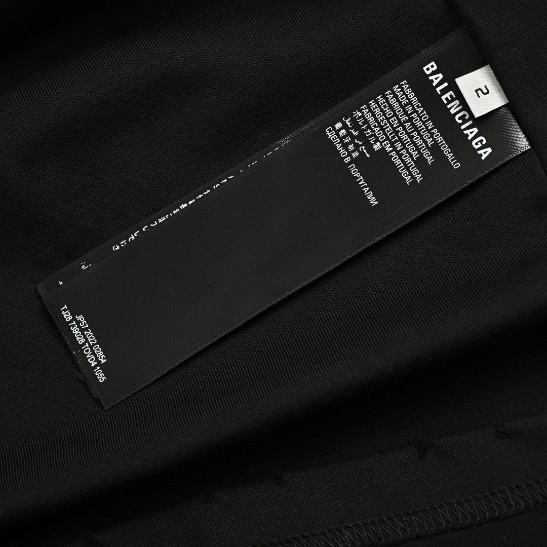 Balenciaga Graphic Black T-Shirt - Phantom Kicks