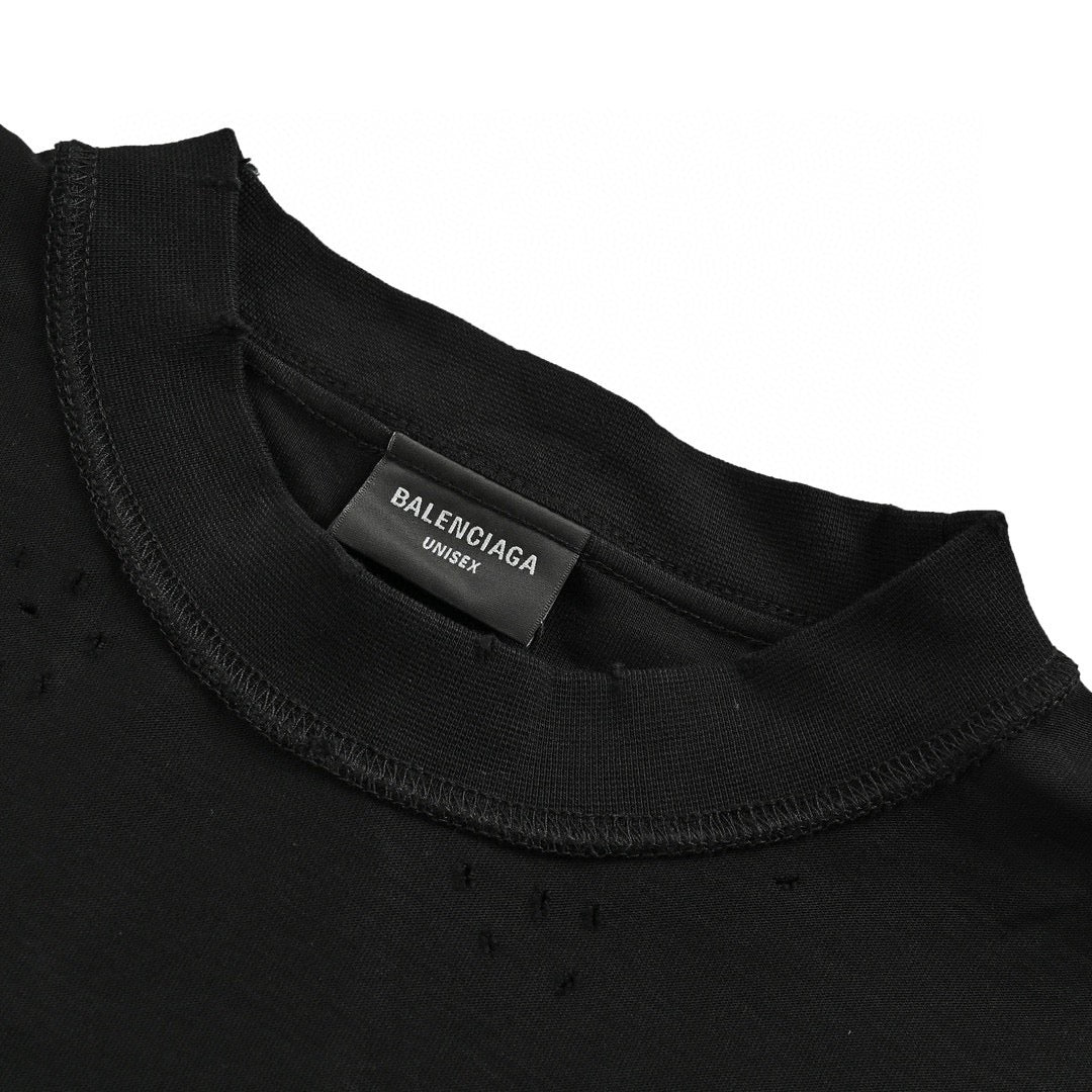Balenciaga Graphic Black T-Shirt - Phantom Kicks