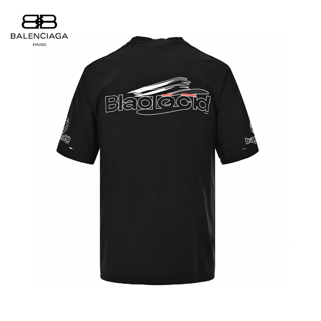 Balenciaga Graphic Black T-Shirt - Phantom Kicks