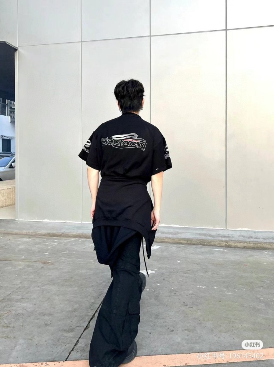 Balenciaga Graphic Black T-Shirt - Phantom Kicks
