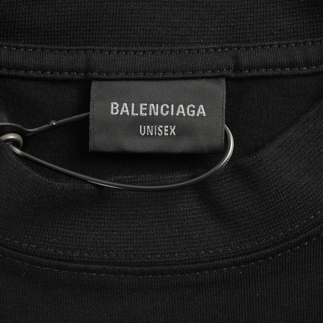 Balenciaga Graphic Logo T-Shirt (Black) - Phantom Kicks