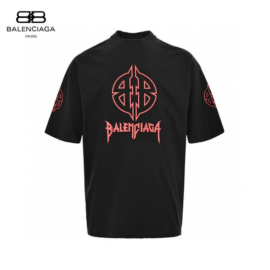 Balenciaga Graphic Logo T-Shirt (Black) - Phantom Kicks