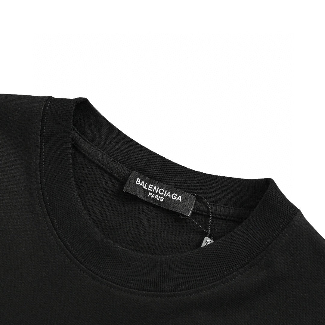 Balenciaga Graphic Logo T-Shirt (Black) - Phantom Kicks