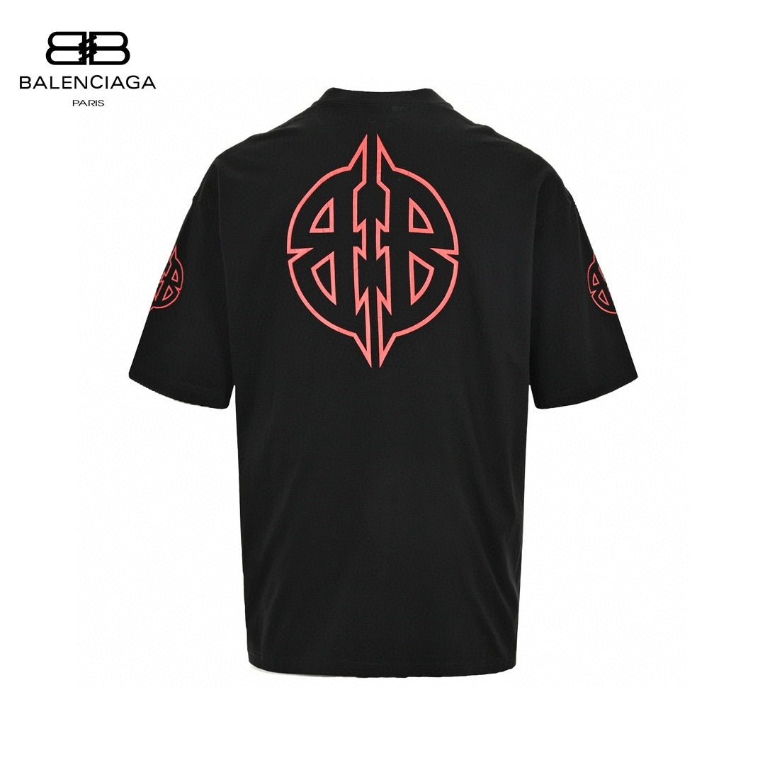 Balenciaga Graphic Logo T-Shirt (Black) - Phantom Kicks