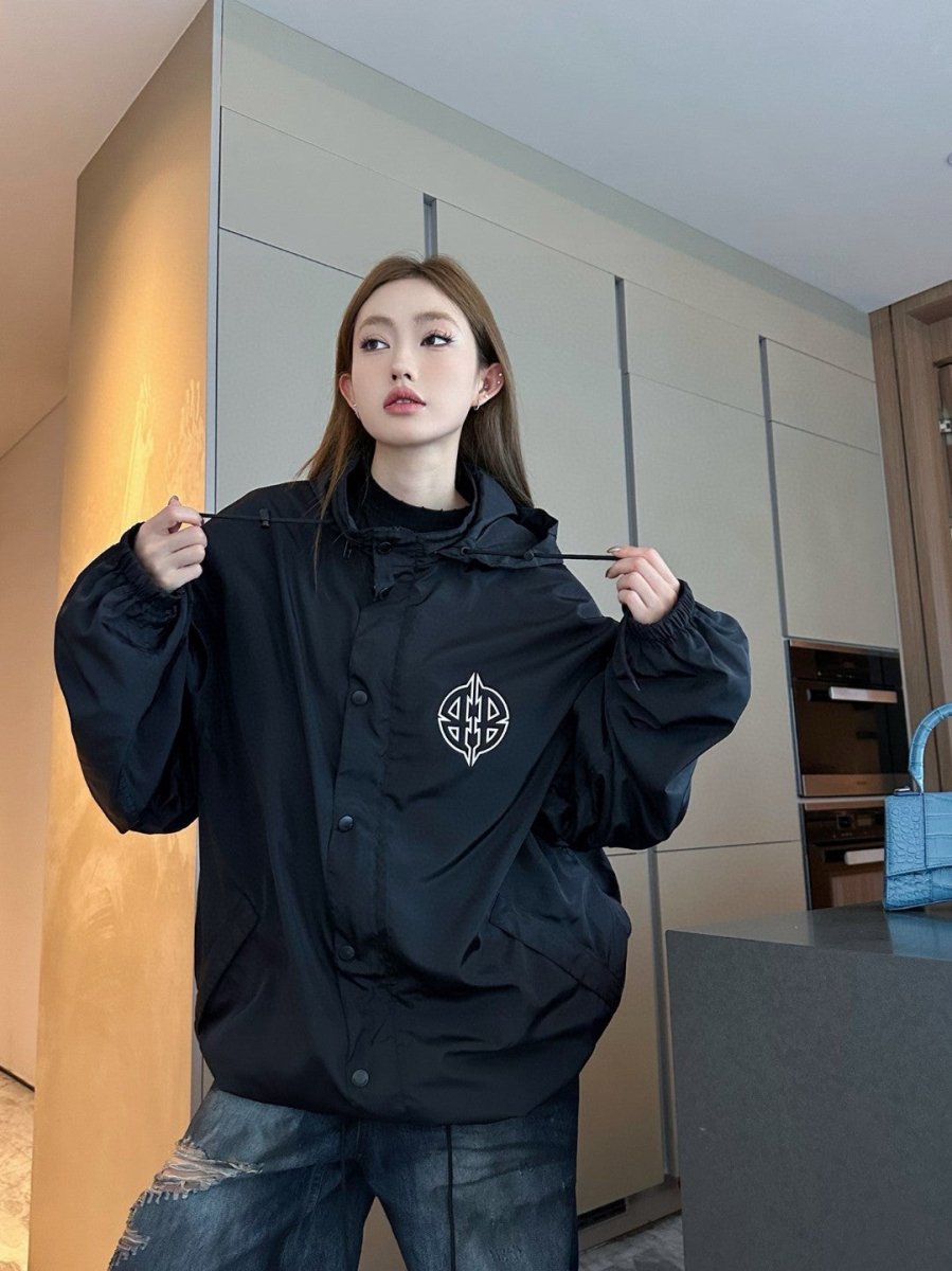 Balenciaga Hooded Windbreaker - Phantom Kicks