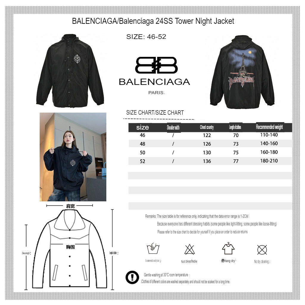 Balenciaga Hooded Windbreaker - Phantom Kicks