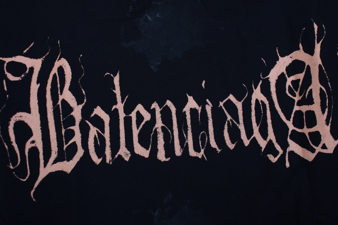 BALENCIAGA LOGO HOODIE BLACK - Phantom Kicks