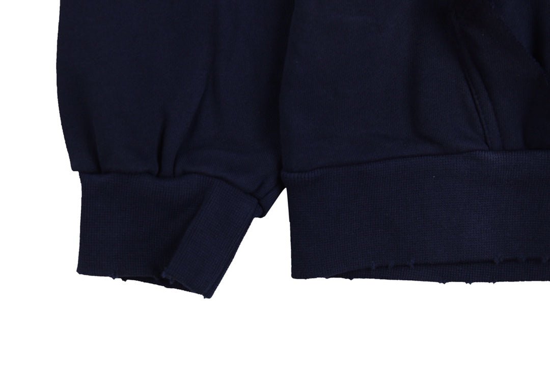BALENCIAGA ALTERNATIVE LOGO HOODIE NAVY - Phantom Kicks