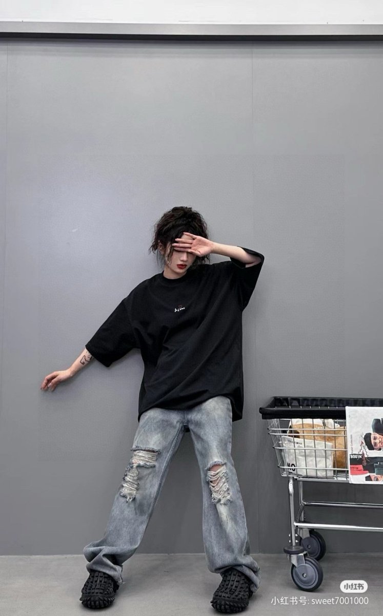 Balenciaga Je t'aime Black T-Shirt - Phantom Kicks