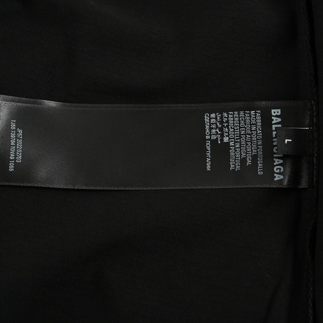 Balenciaga Je t'aime Black T-Shirt - Phantom Kicks