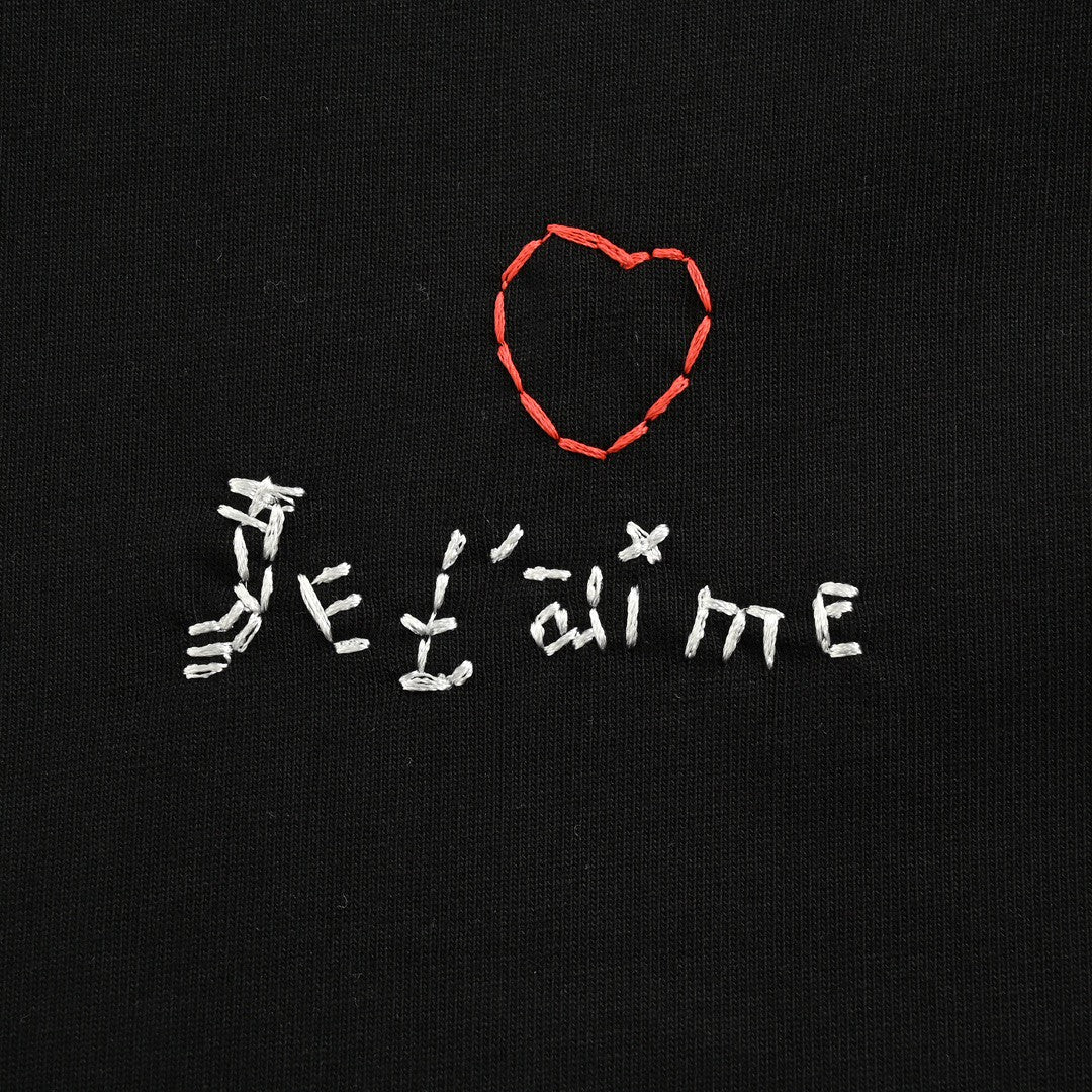 Balenciaga Je t'aime Black T-Shirt - Phantom Kicks