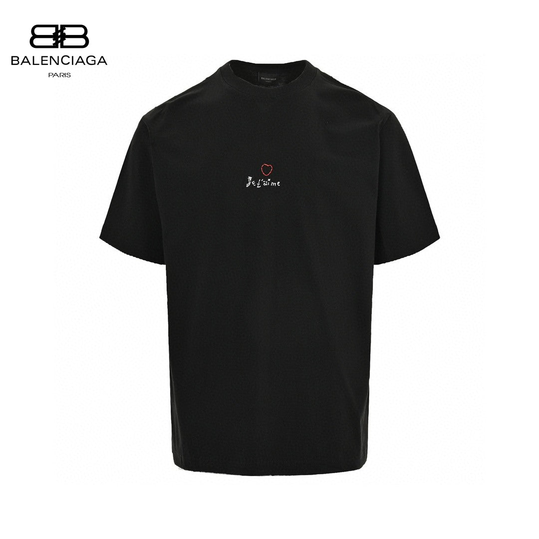 Balenciaga Je t'aime Black T-Shirt - Phantom Kicks