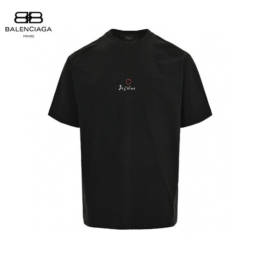 Balenciaga Je t'aime Black T-Shirt - Phantom Kicks