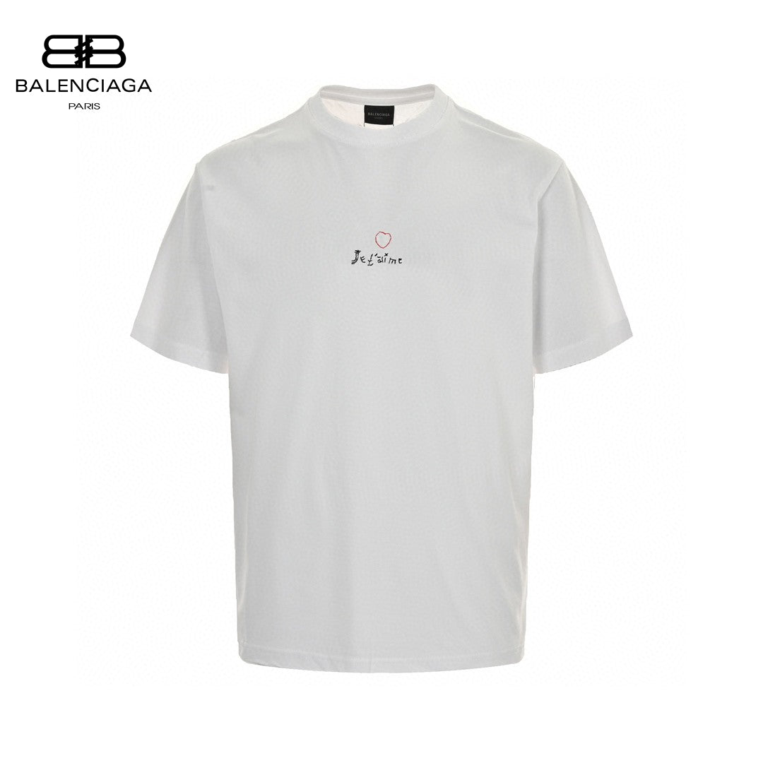 Balenciaga Je t'aime White T-Shirt - Phantom Kicks