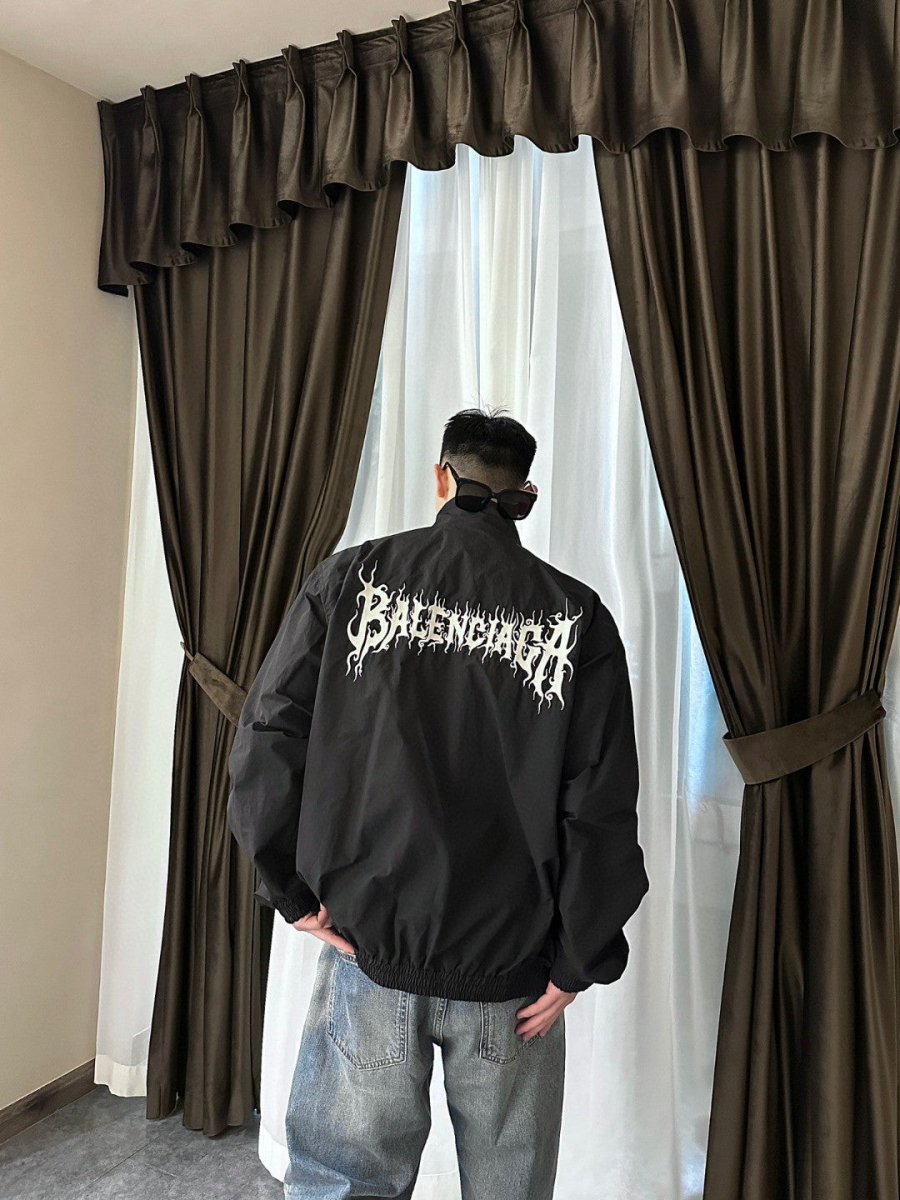 Balenciaga Lightweight Jacket - Black - Phantom Kicks