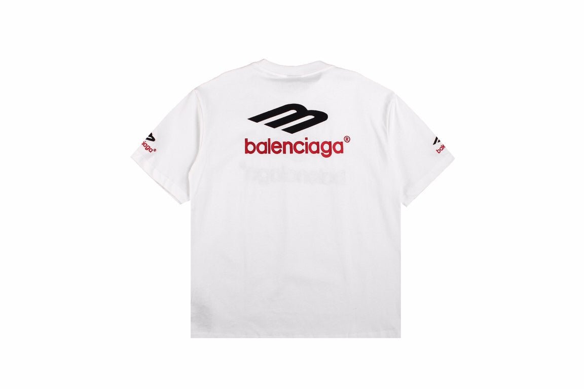 BALENCIAGA LOGO GRAPHIC T-SHIRT WHITE - Phantom Kicks