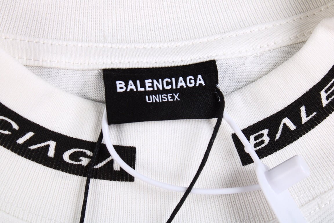 BALENCIAGA SPONSOR LOGO T-SHIRT WHITE - Phantom Kicks