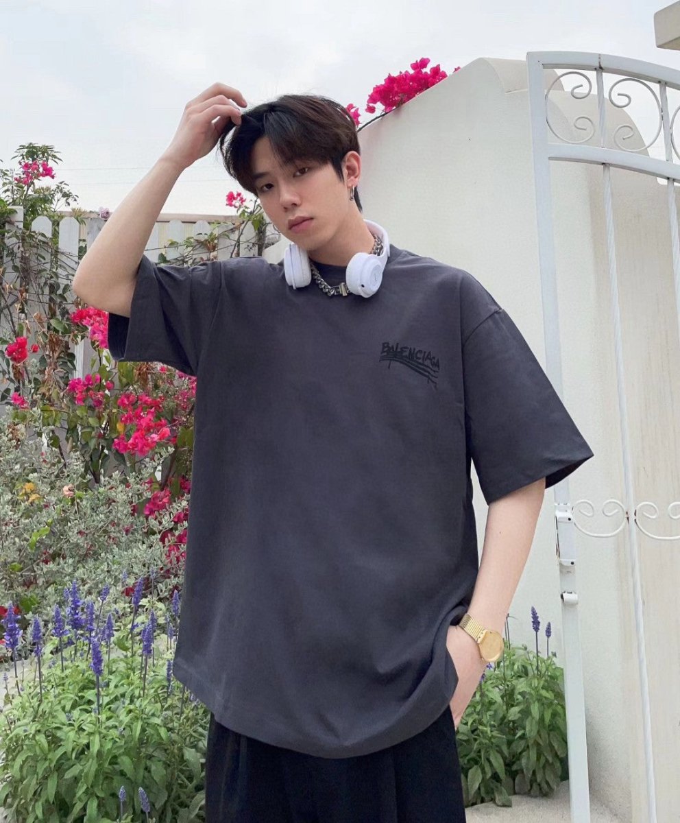 Balenciaga Logo T-Shirt - Phantom Kicks