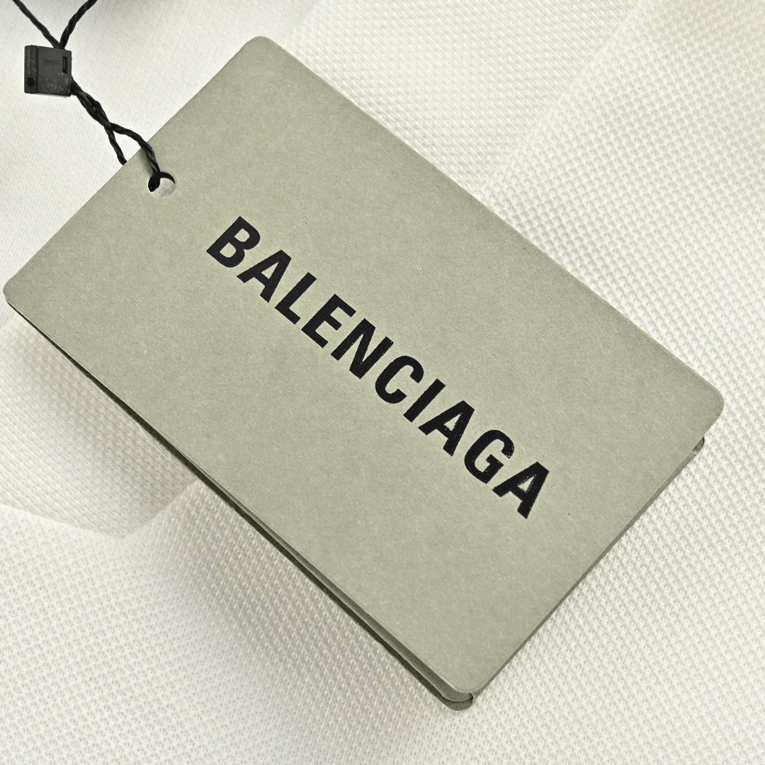 BALENCIAGA LONG SLEEVE LOGO SHIRT WHITE - Phantom Kicks