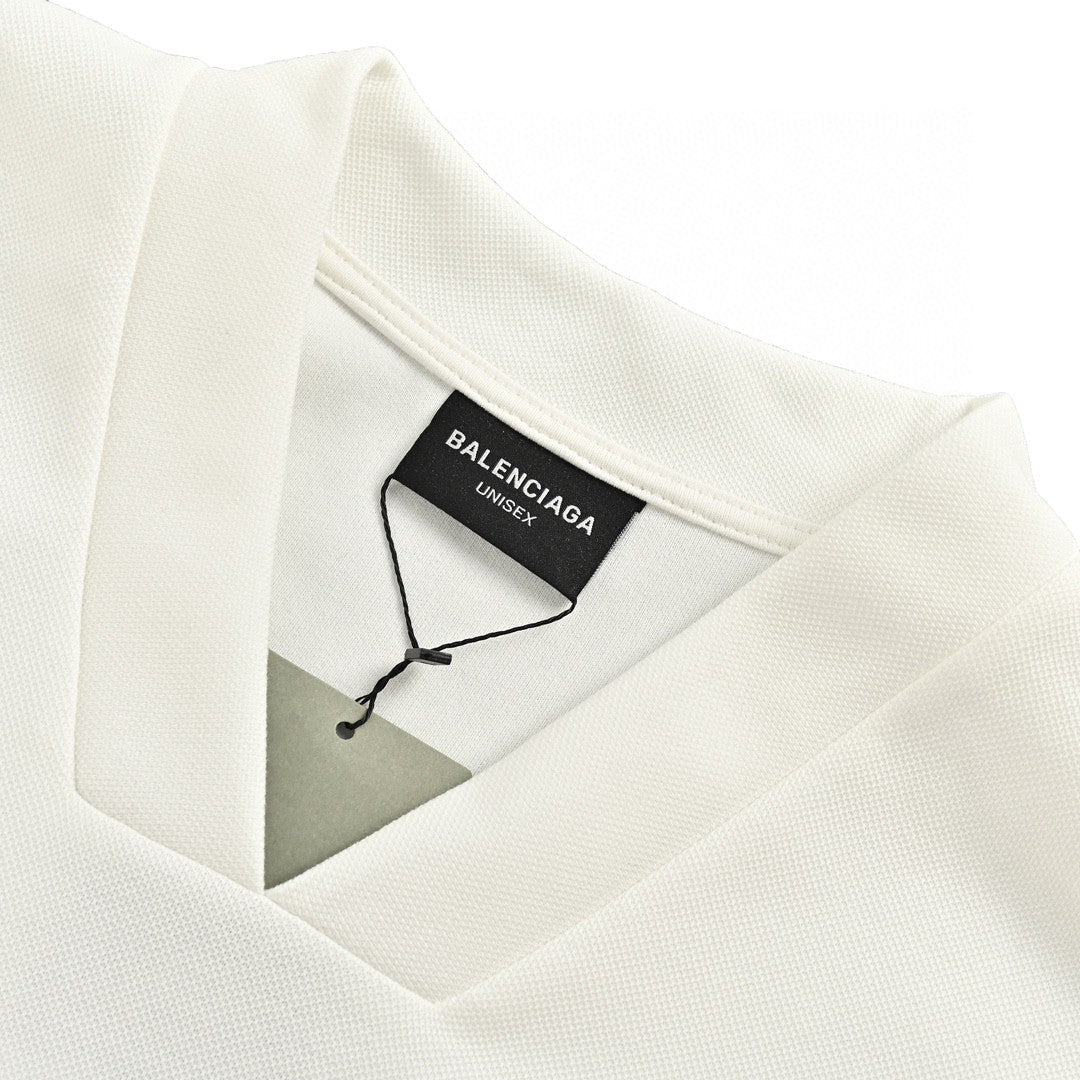 BALENCIAGA LONG SLEEVE LOGO SHIRT WHITE - Phantom Kicks