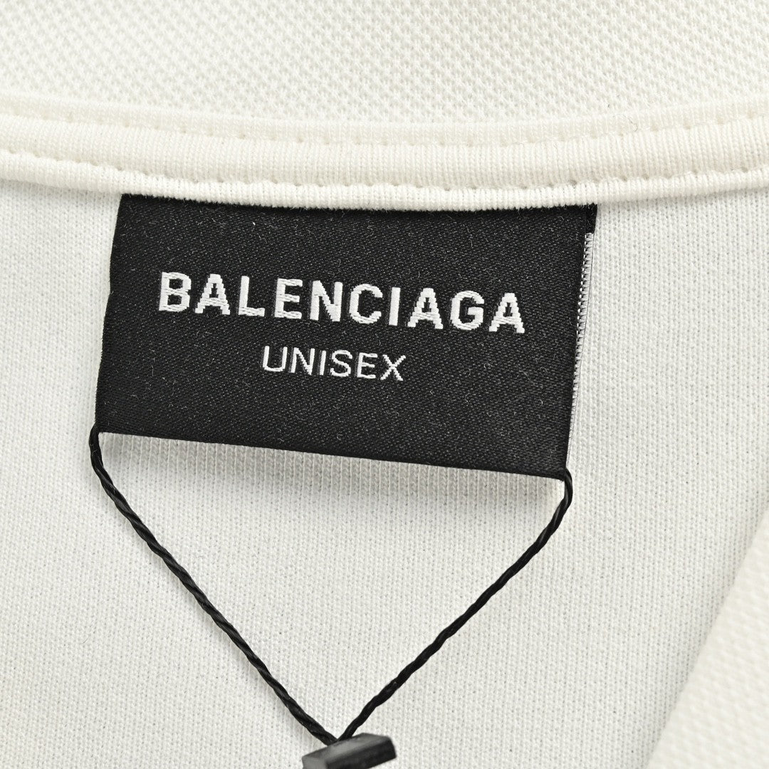BALENCIAGA LONG SLEEVE LOGO SHIRT WHITE - Phantom Kicks