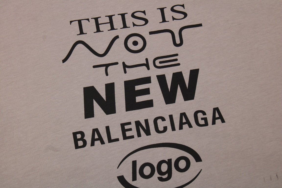 Balenciaga 'This is Not the New Logo' T-Shirt - Phantom Kicks