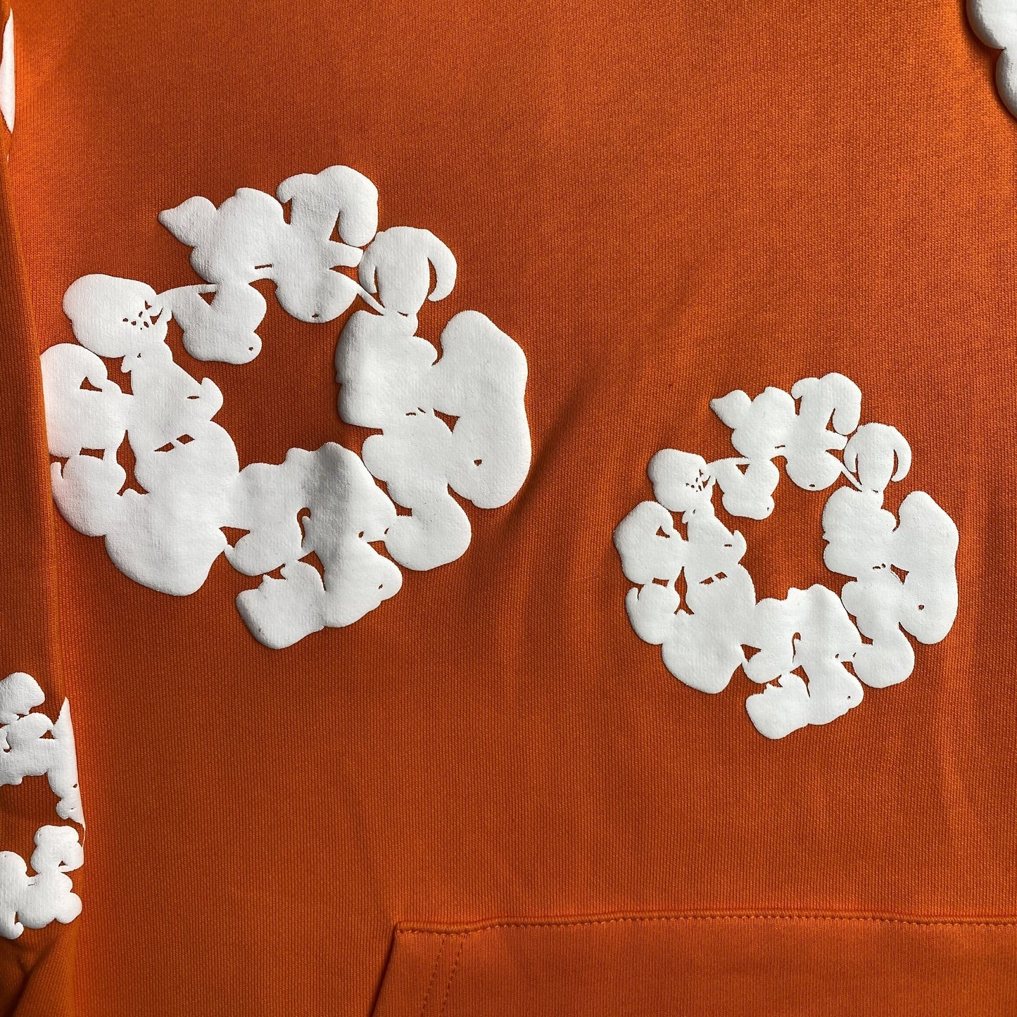 DENIM TEARS COTTON WREATH HOODIE ORANGE - Phantom Kicks