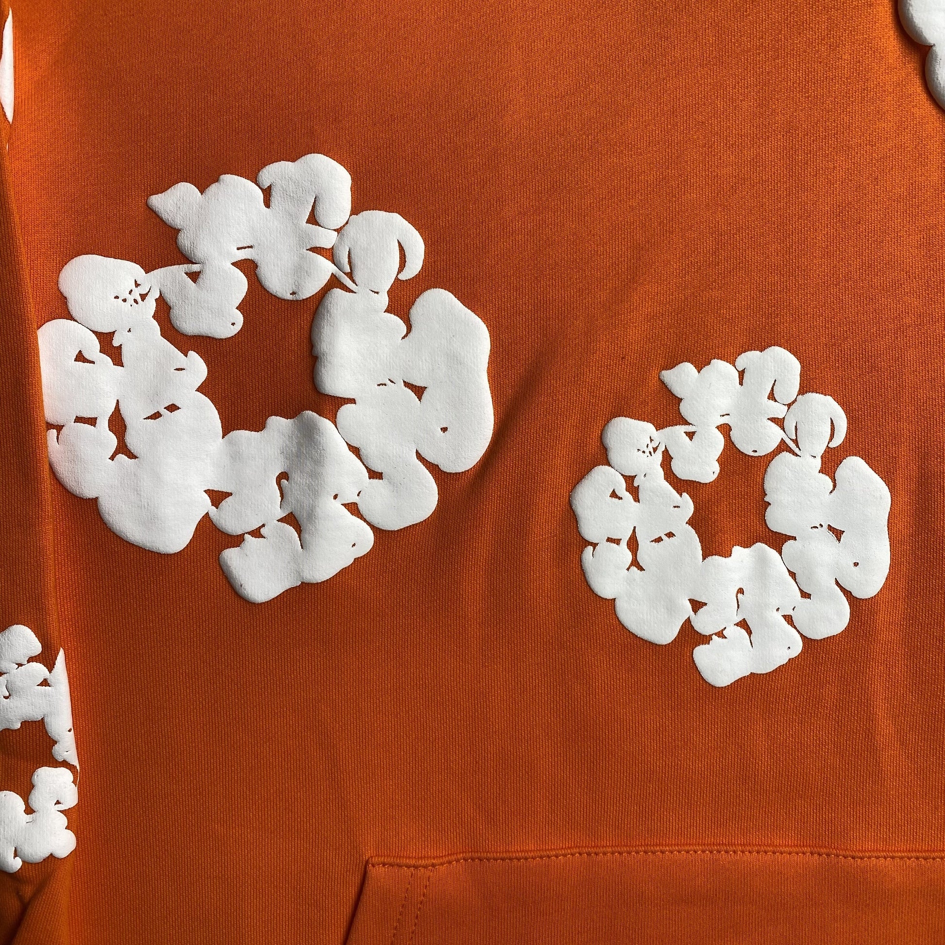 DENIM TEARS COTTON WREATH HOODIE ORANGE - Phantom Kicks