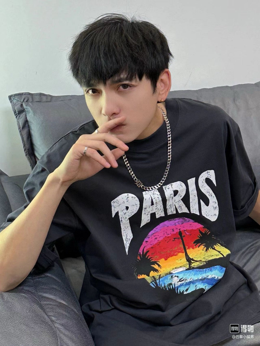Balenciaga T-Shirt - Paris Graphic - Phantom Kicks