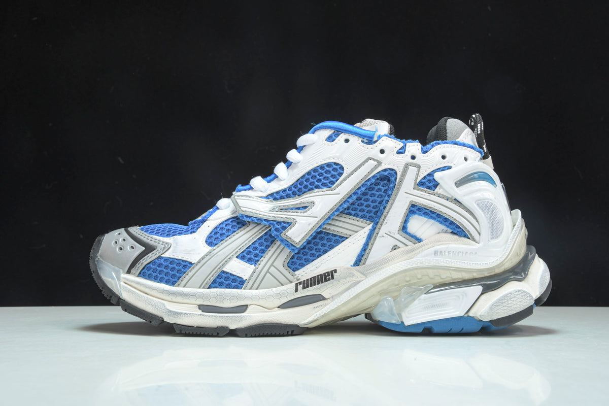 B Runner White Blue