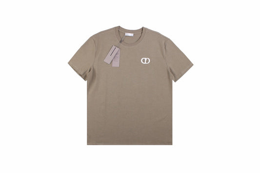 Dior Double D Logo T-Shirt (Khaki) - Phantom Kicks