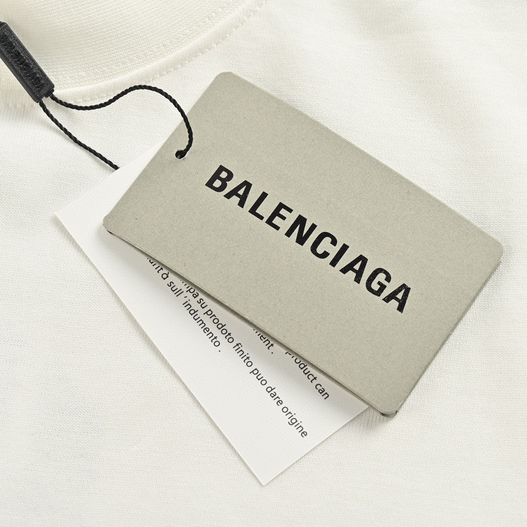Balenciaga T-Shirt - Overlapping Logo - Phantom Kicks
