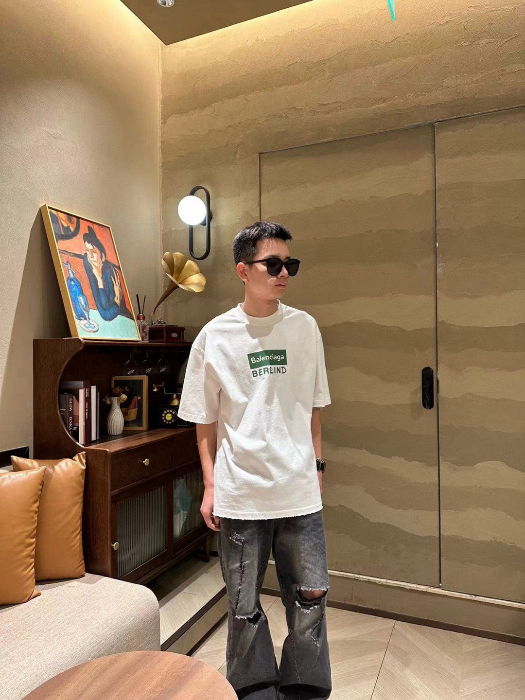 Balenciaga T-Shirt - Berlin Graphic - Phantom Kicks