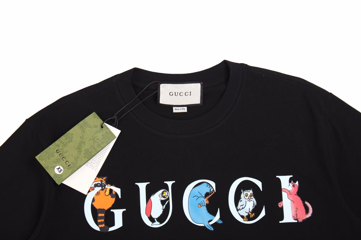 Gucci Mushroom Cluster T-Shirt (Black) - Phantom Kicks