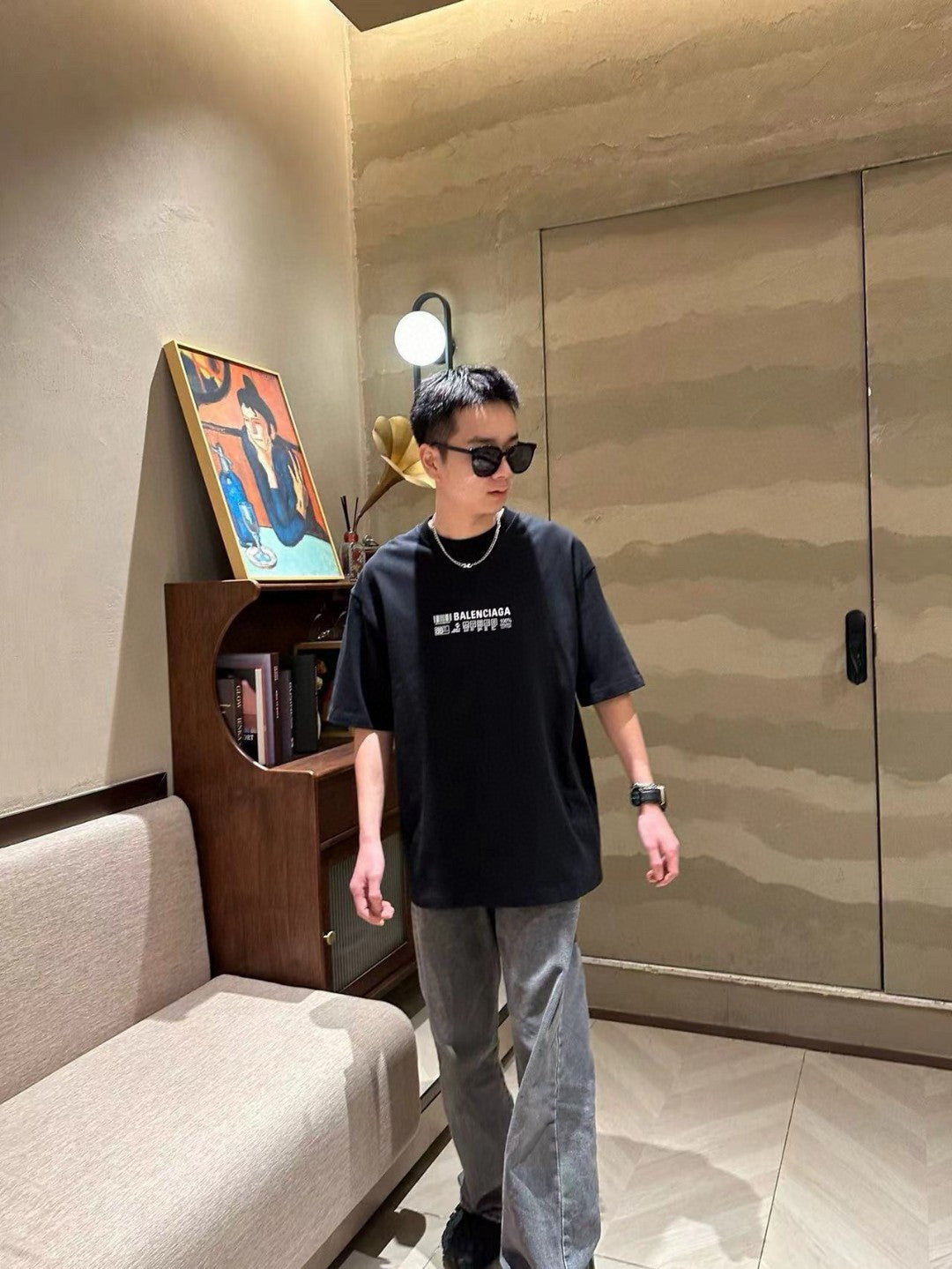 Balenciaga T-Shirt - Barcode Graphic - Phantom Kicks