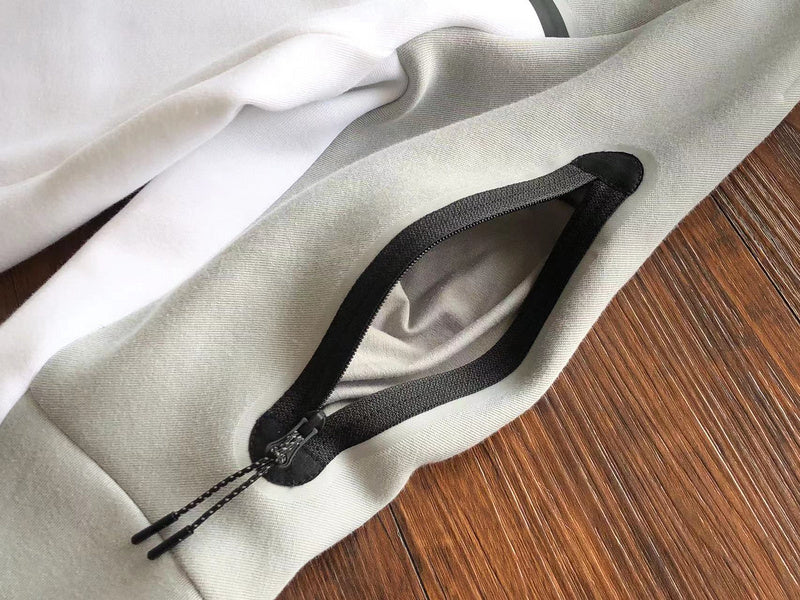 NIKE TECH FLEECE HOODIE x WHITE/GREY - Phantom Kicks