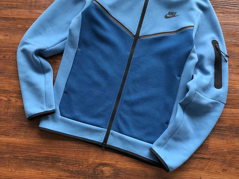 NIKE TECH FLEECE HOODIE x DUTCH BLUE/COURT BLUE - Phantom Kicks